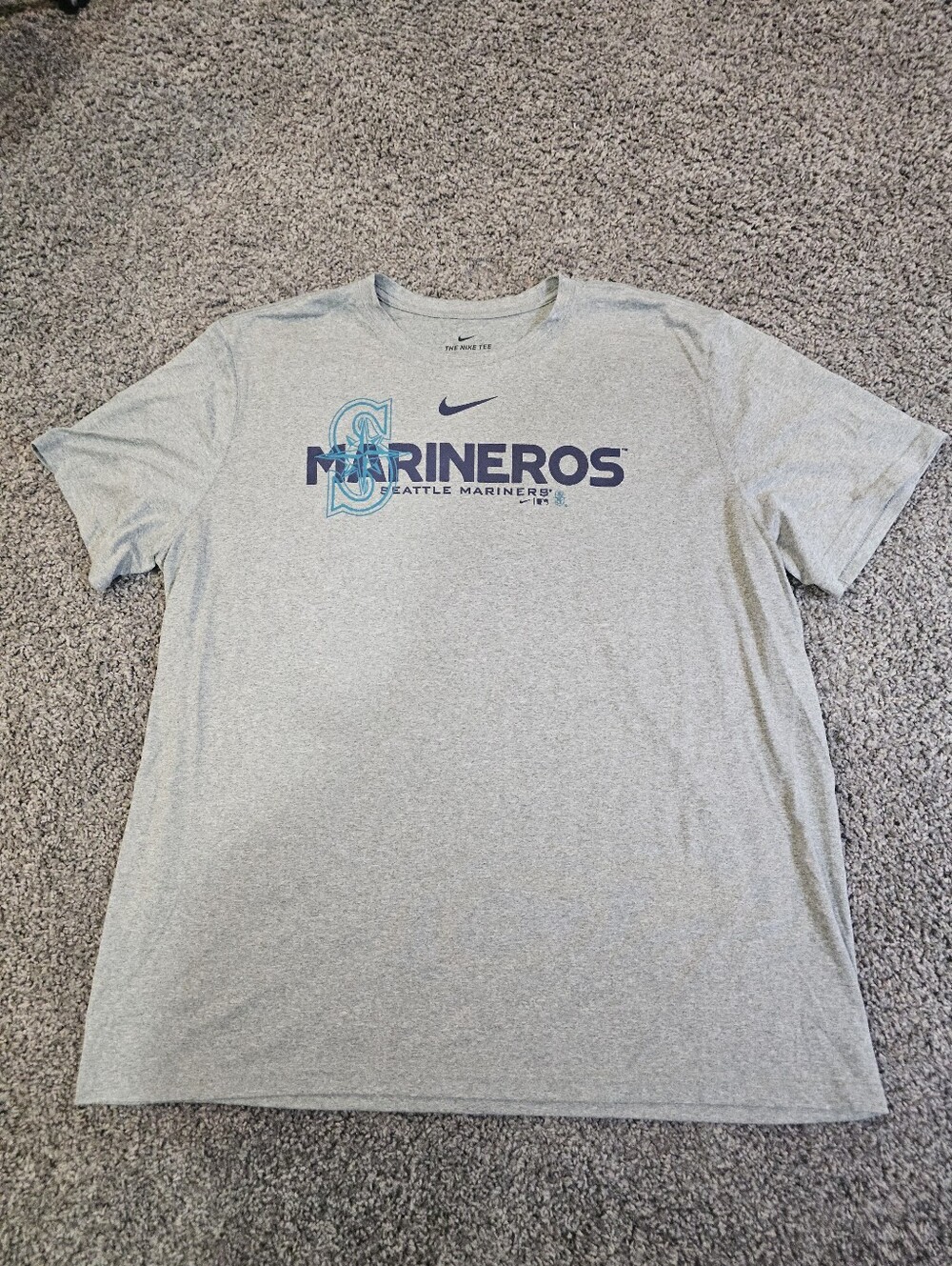 NWOT Nike Mens Mariners, "Marineros" T-shirt 2XL